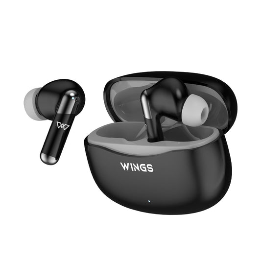 Wings Flobuds 335: Made in India Premium Lifestyle TWS in Ear Earbuds with Smart Enc,High Fidelity 13Mm Drivers,Bluetooth 5.3,40Hrs Playtime with 8 Hours in Ear Earbuds Playtime,and Low Latency 40Ms