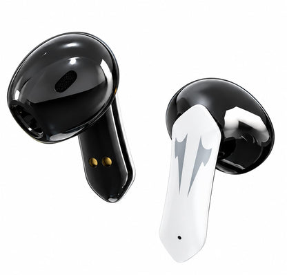 KS35 Wing TWS Earbuds | 50 Hrs of Playtime | Bluetooth v5.4 with AI-ENC | 45ms Low Latency Gaming Buds (White)